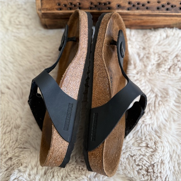 Birkenstock Black Matte  Gizeh Sandals EUR 38 US 7 - Picture 5 of 15